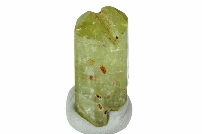 Gemmy, Yellow Apatite Crystal - Morocco #239165